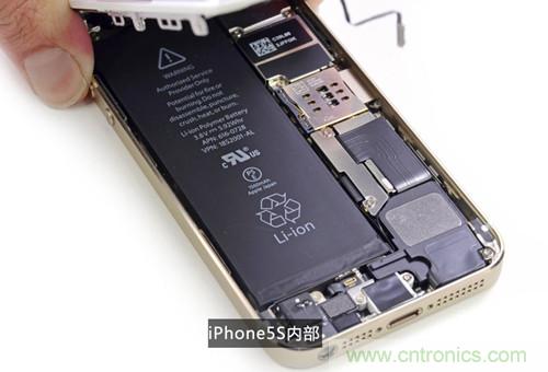 土豪金iPhone 5S拆解：內部結構升級，維修難度增加