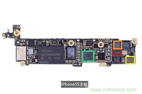 土豪金iPhone 5S拆解：內部結構升級，維修難度增加