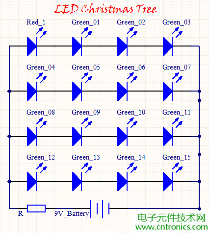 工科男的圣誕禮物：簡(jiǎn)易LED圣誕樹(shù)DIY