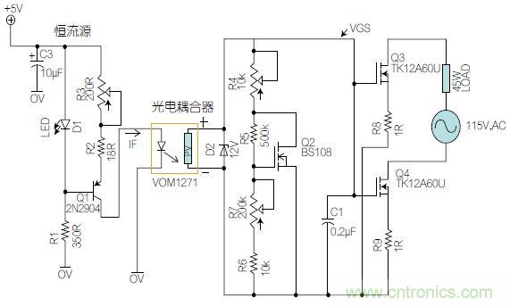 圖1：基于有源器件的線性區(qū)域進(jìn)行功率控制。