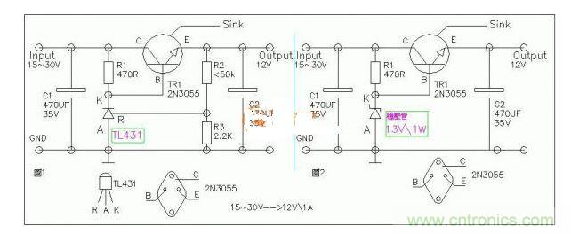 經(jīng)典的分立元件滴電路