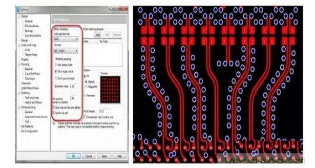 PCB 設(shè)計(jì)工具如果能夠控制共面波導(dǎo)和波導(dǎo)過孔的創(chuàng)建，將有助于顯著減少設(shè)計(jì)錯(cuò)誤和縮短設(shè)計(jì)時(shí)間。