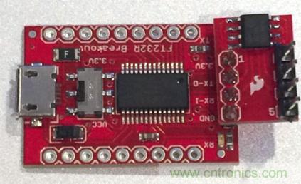  圖4：裝配好的隔離型USB-to-UART轉(zhuǎn)換器。