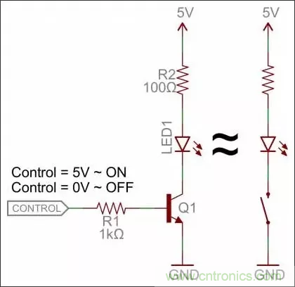 8張圖讓你徹底理解晶體管開關(guān)電路