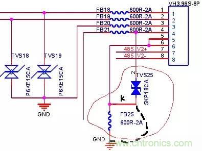 TVS-壓敏電阻 等保護(hù)類(lèi)器件的布局問(wèn)題