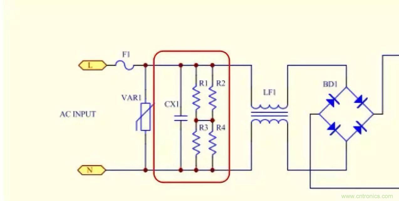 開關(guān)電源中X電容與Y電容的作用