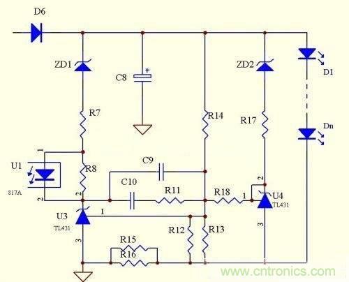 LED驅(qū)動(dòng)電源：3個(gè)電路巧妙利用TL431來恒流！