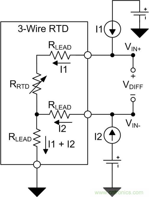 三線電阻式溫度檢測器測量系統(tǒng)中勵(lì)磁電流失配的影響 —— 第1部分